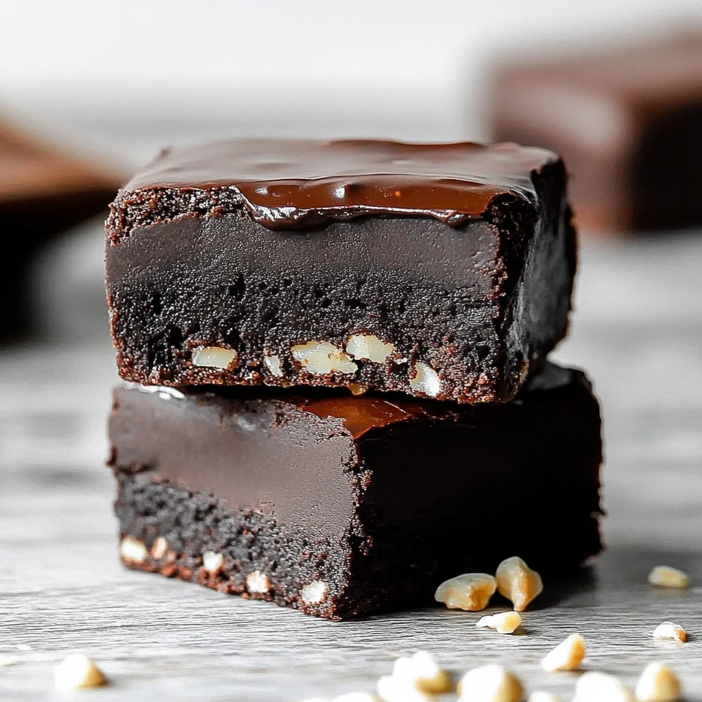 5-Ingredient No-Bake Chocolate Covered Brownies