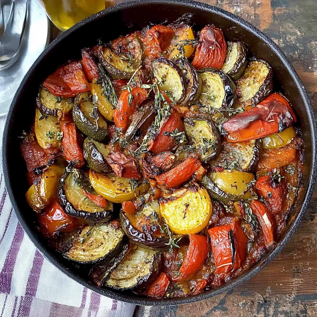 Briam: Traditional Greek Roasted Vegetables