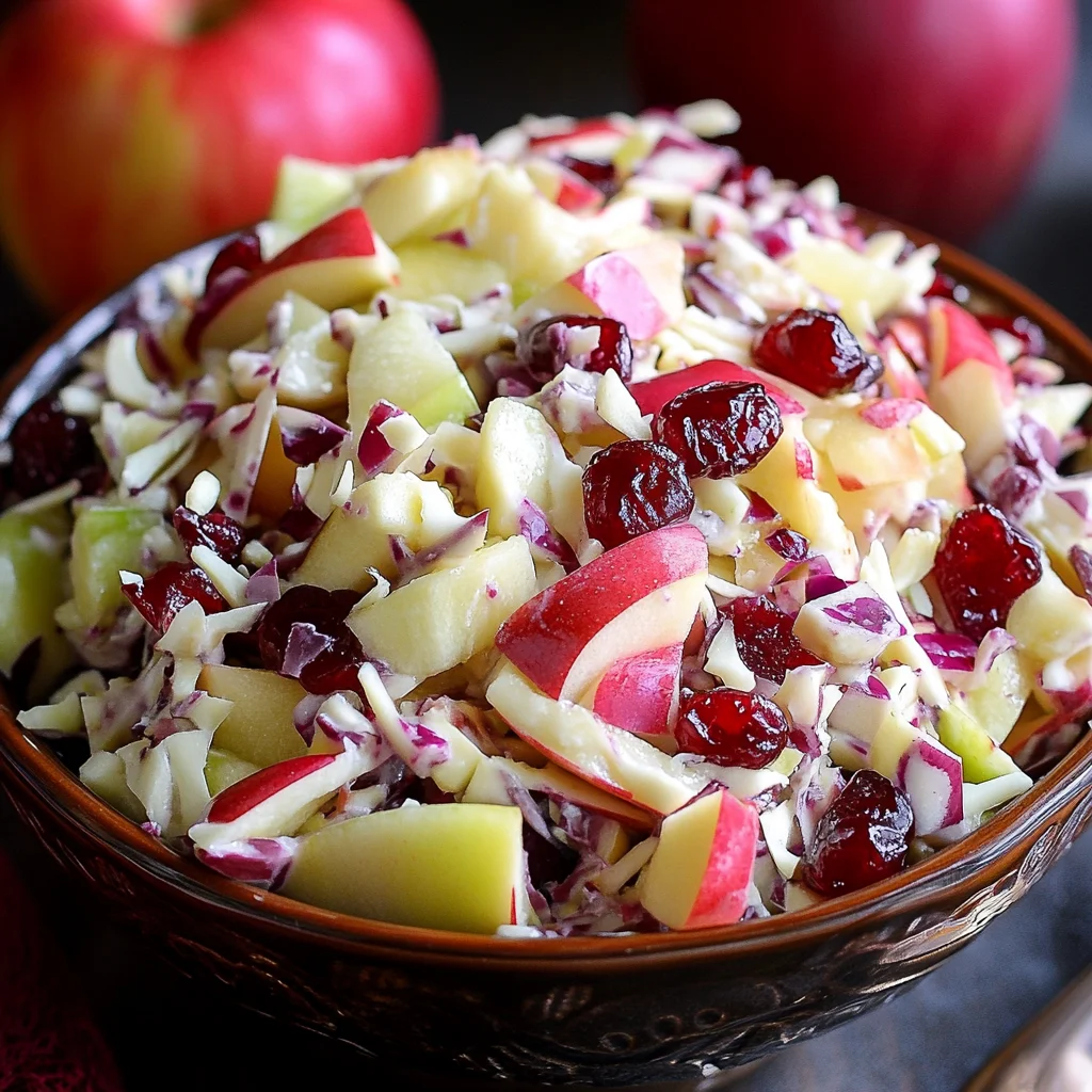 CRANBERRY APPLE COLESLAW