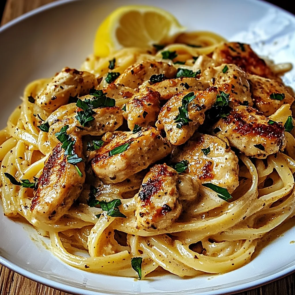 Creamy Chicken Linguine