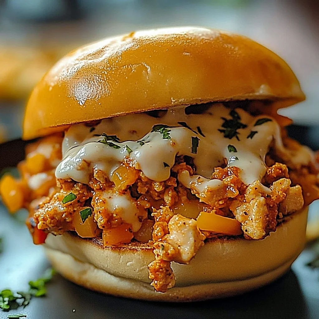 Delicious Cajun Chicken Sloppy Joes Recipe