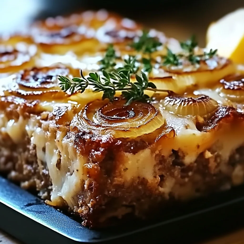 French Onion Meatloaf