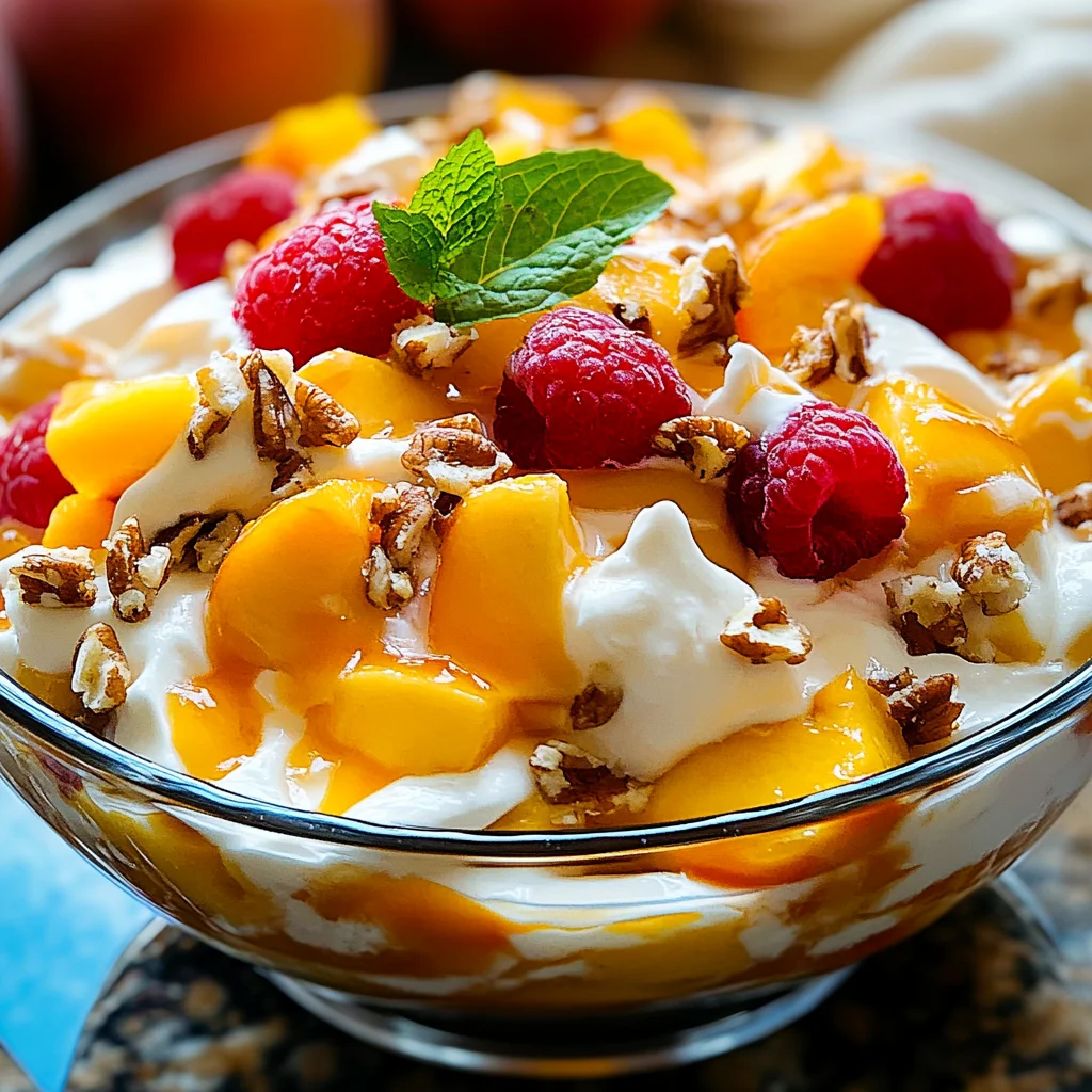 Millionaire Peach Salad Recipe