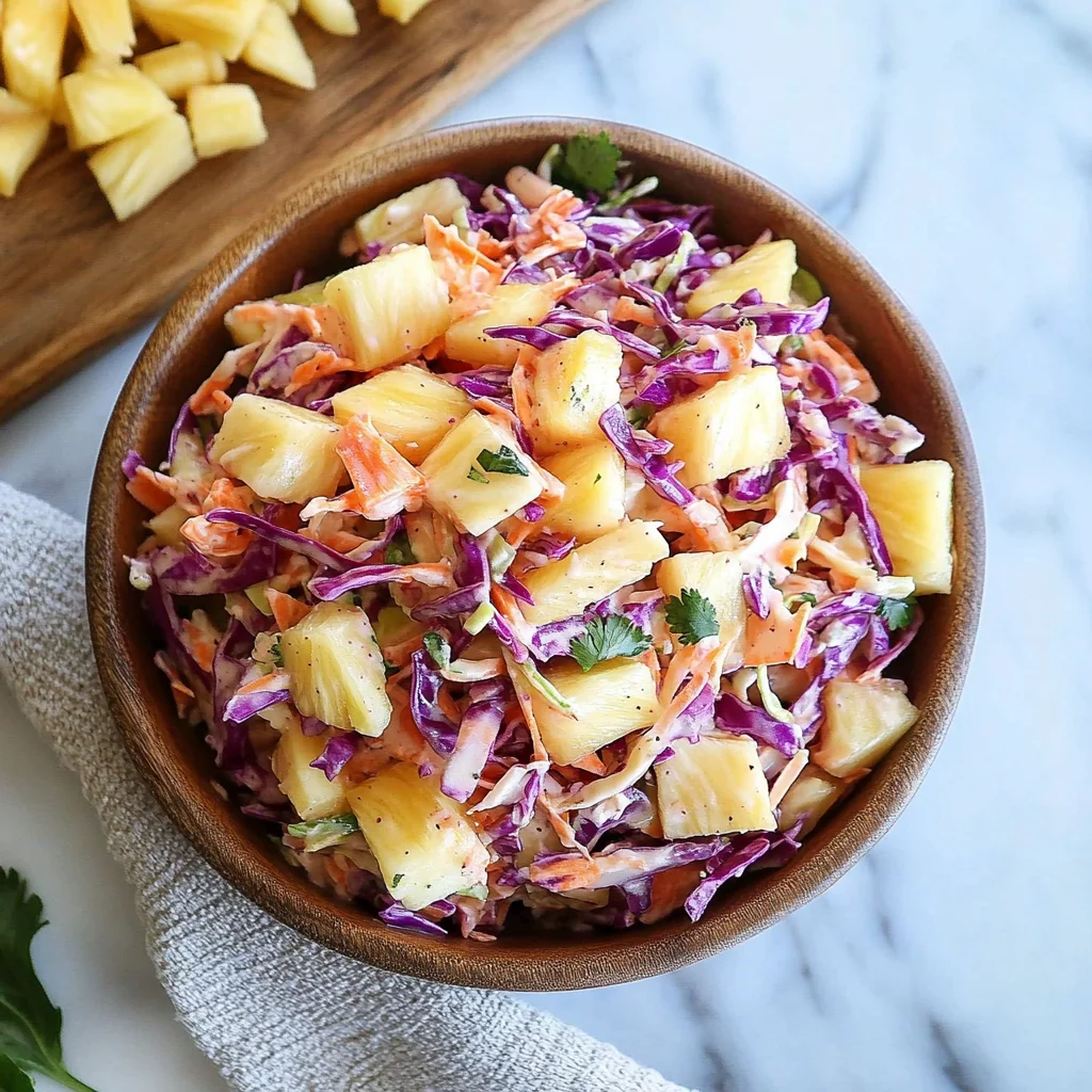 Pineapple Coleslaw