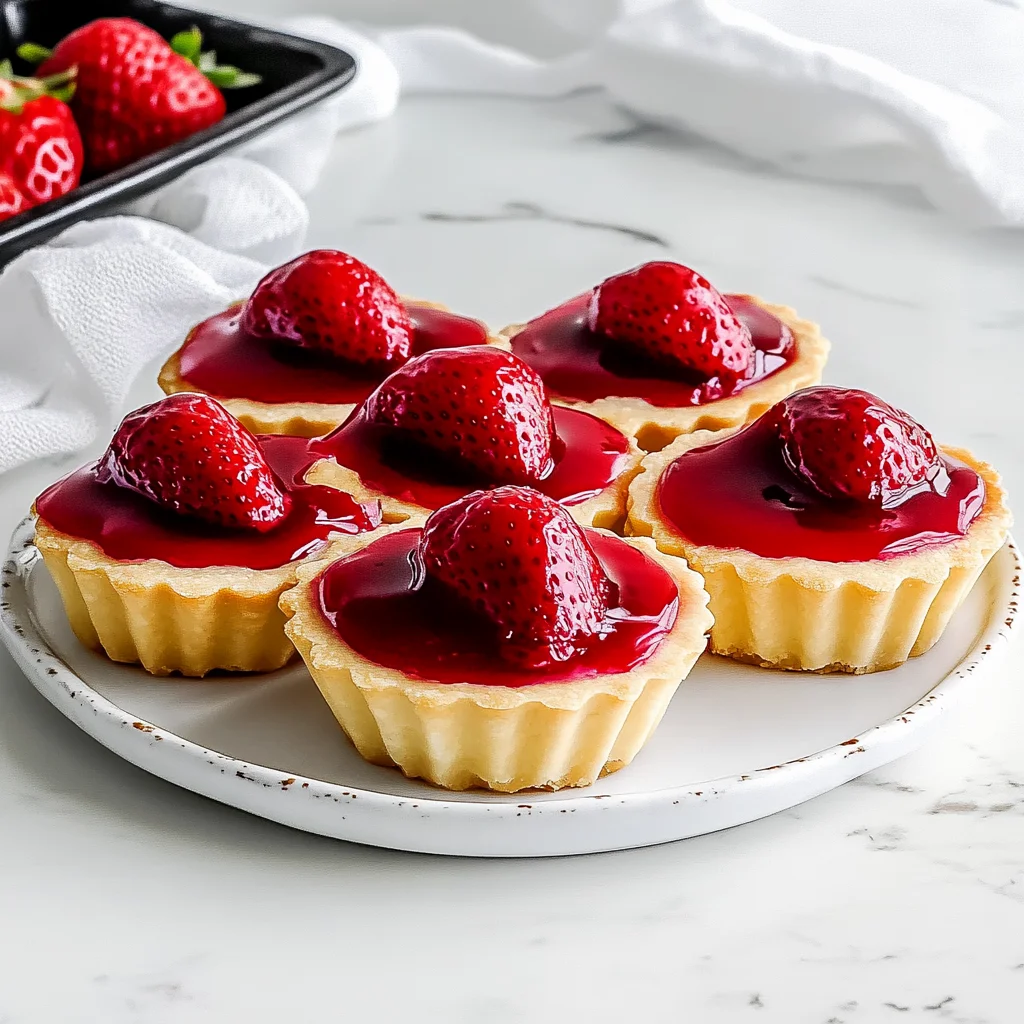 Strawberry Custard Tarts