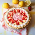 Strawberry Lemon Cream Pie