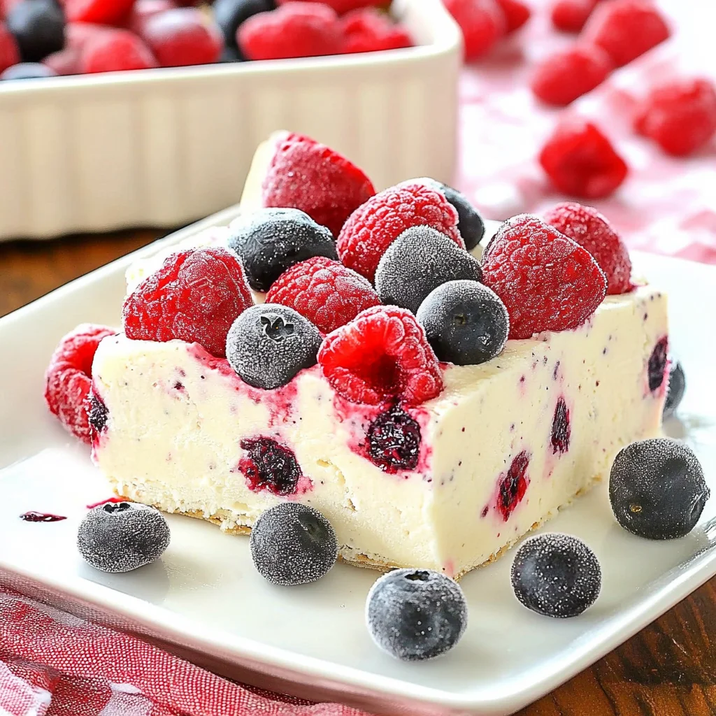 Summer Berry Frozen Dessert