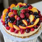 Summer Berry and Peach Cheesecake Recipe