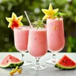 watermelon piña coladas