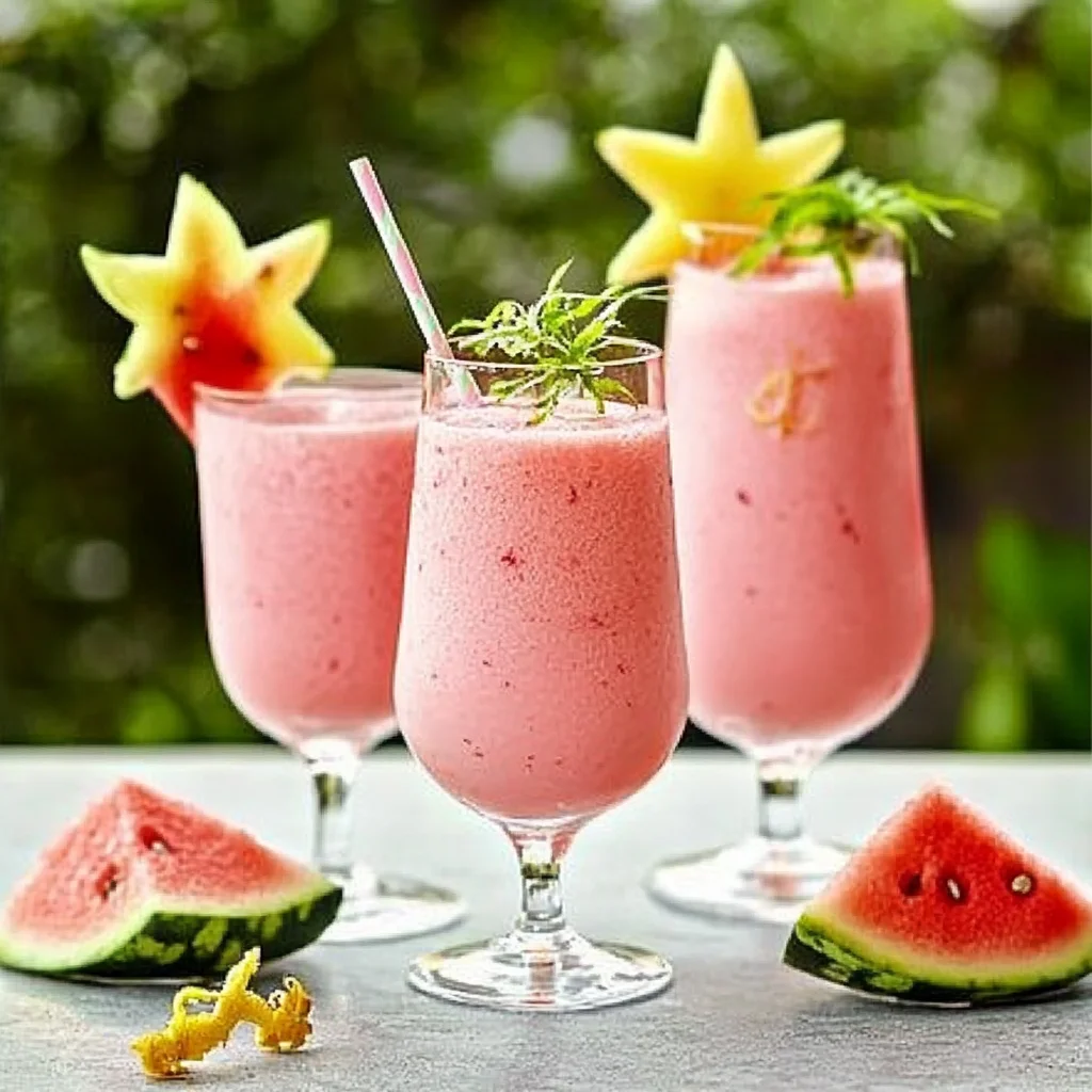 watermelon piña coladas