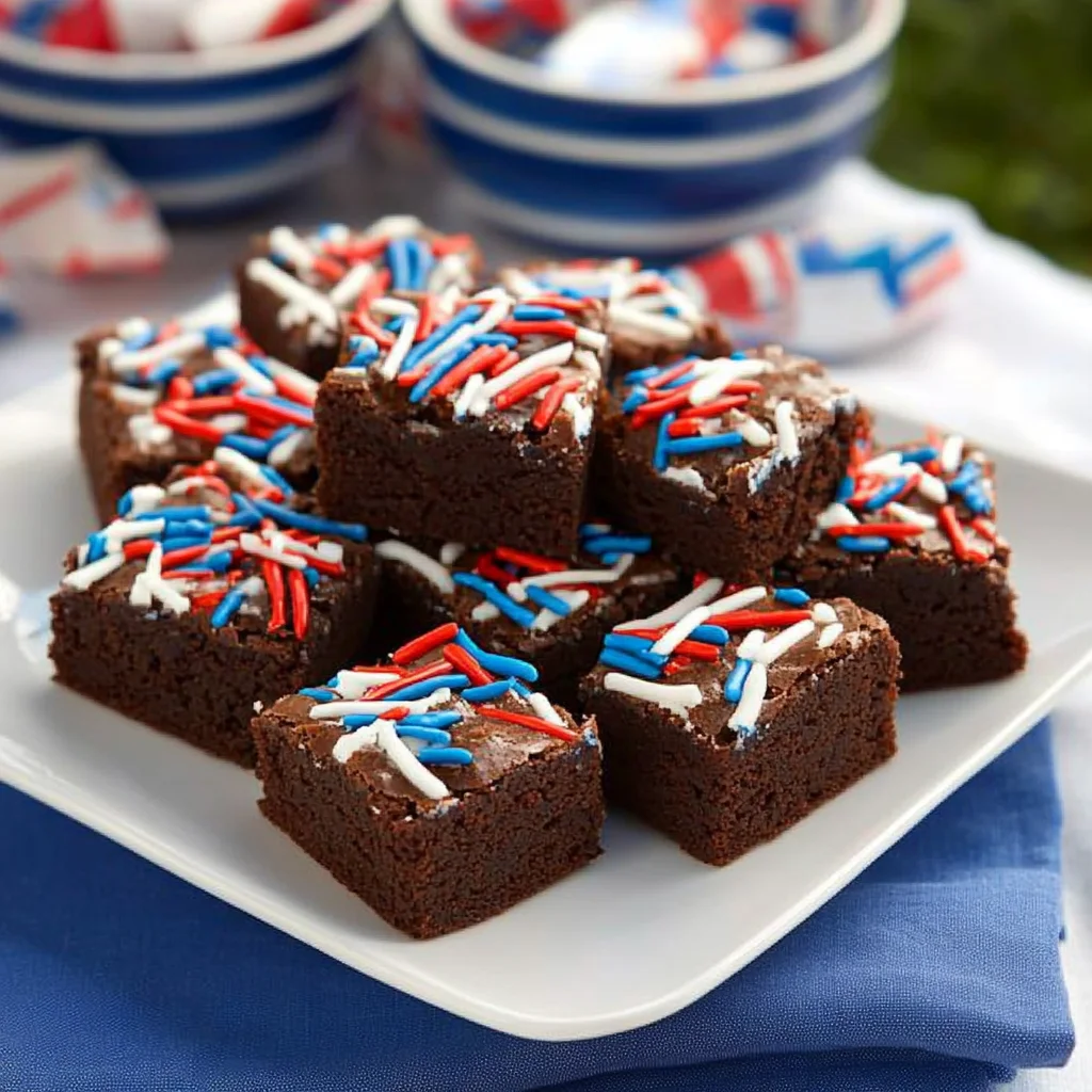 4th of July Brownies