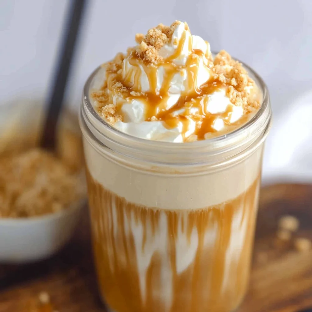 Caramel Ribbon Crunch Frappuccino (Starbucks Copycat)