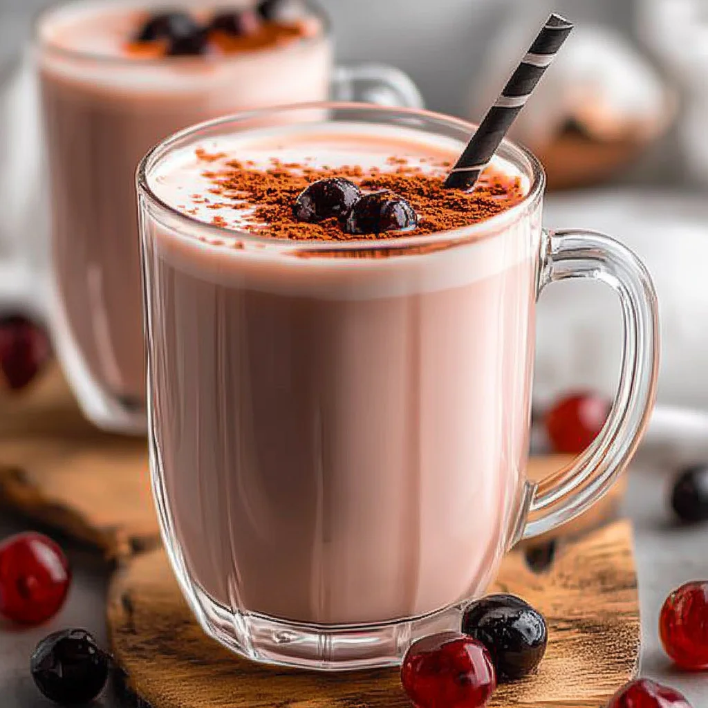 Cherry Earl Grey Milk Tea