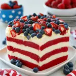 Easy July 4th Ice Cream Cake