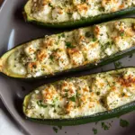 Feta Cheese Stuffed Zucchini