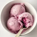 Fresh Blackberry Ice Cream (No Churn)
