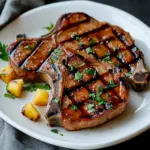 Grilled Pineapple Chili beef Chops Recipe