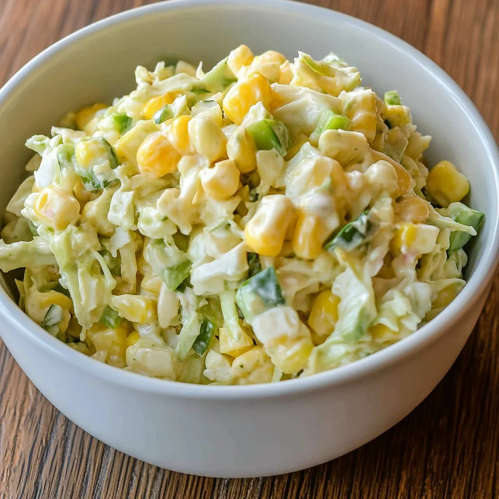 Jalapeno Corn Coleslaw