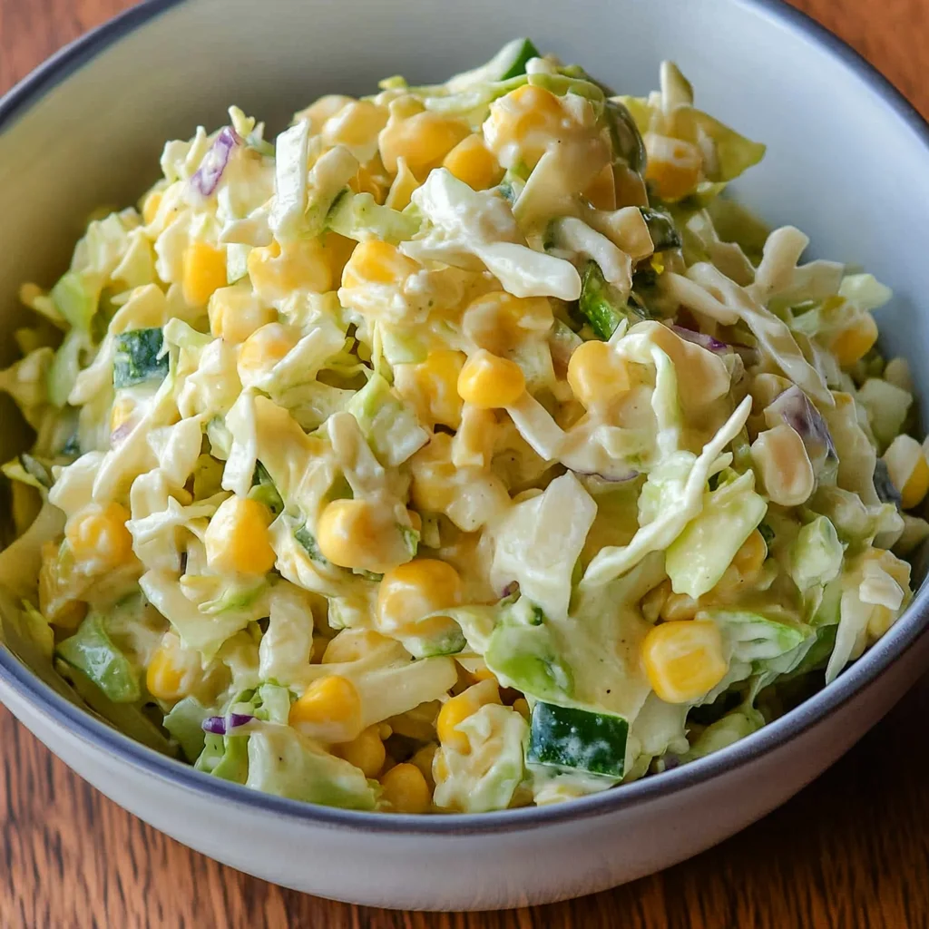 Jalapeno Corn Coleslaw