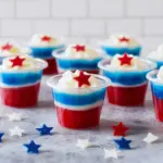 Kid-Friendly Patriotic Jell-O Shots (No Alcohol)