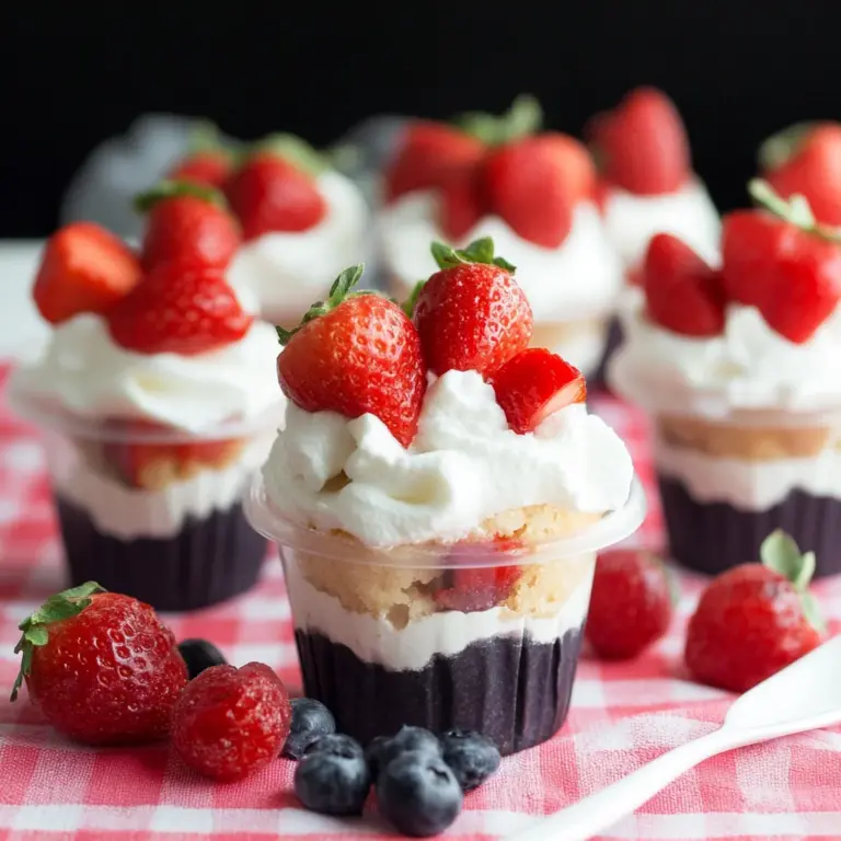 Mini Shortcake Cups