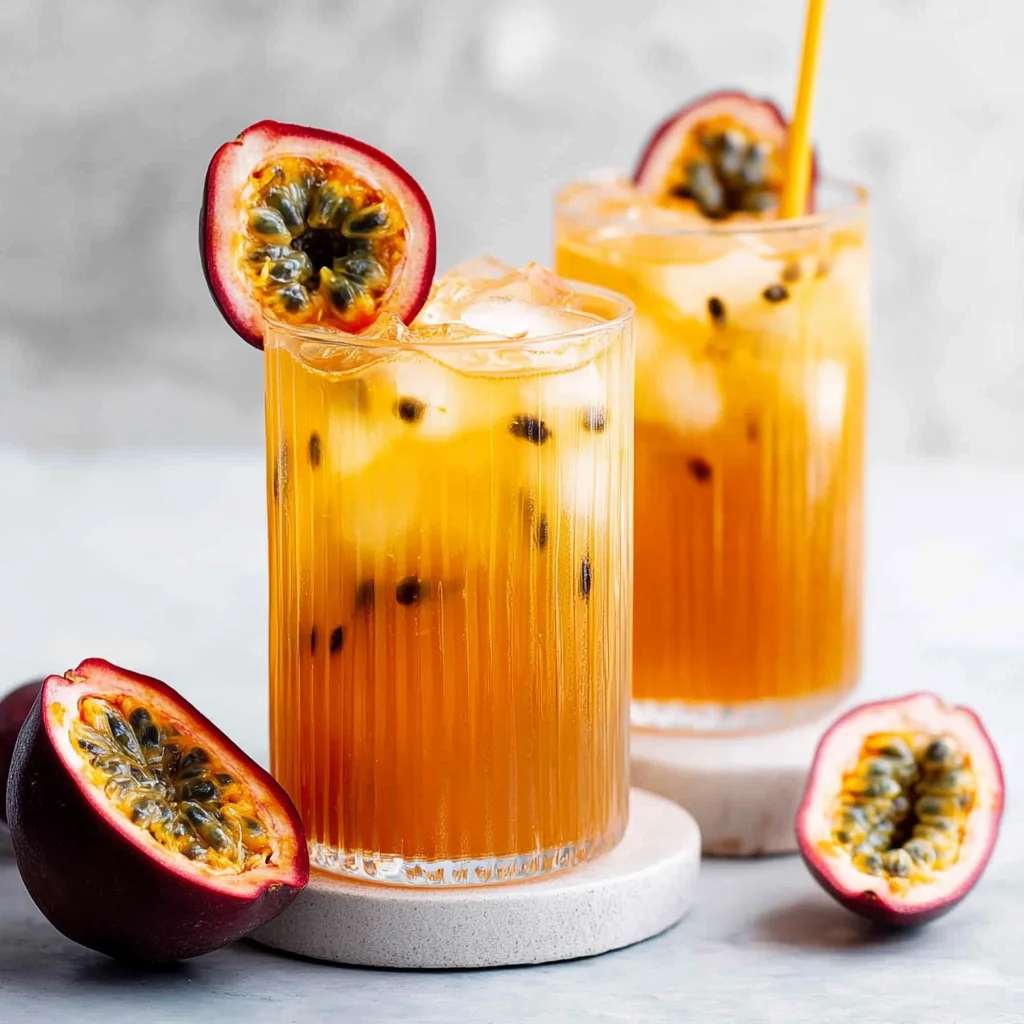 Passionfruit Tea (easy iced recipe)