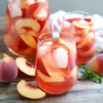Peach Rosรฉ Sangria