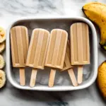 Peanut Butter Banana Popsicles