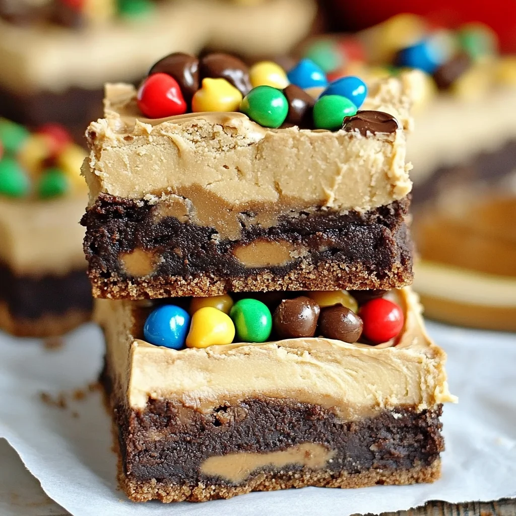 Peanut Butter Whip Brownies