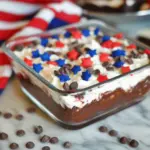 Red White Blue Chocolate Lasagna
