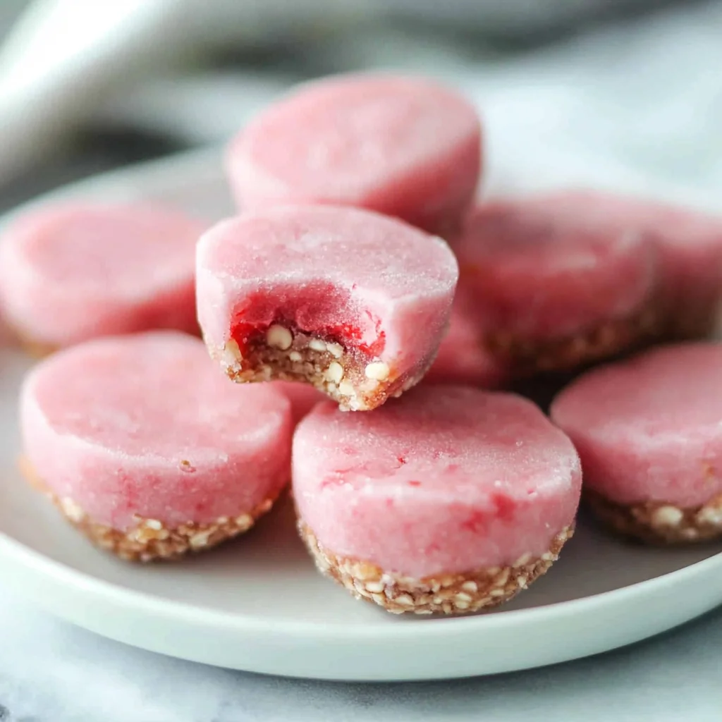 Skinny Frozen Strawberry Bites