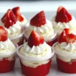 Strawberry Shortcake Dessert Cups