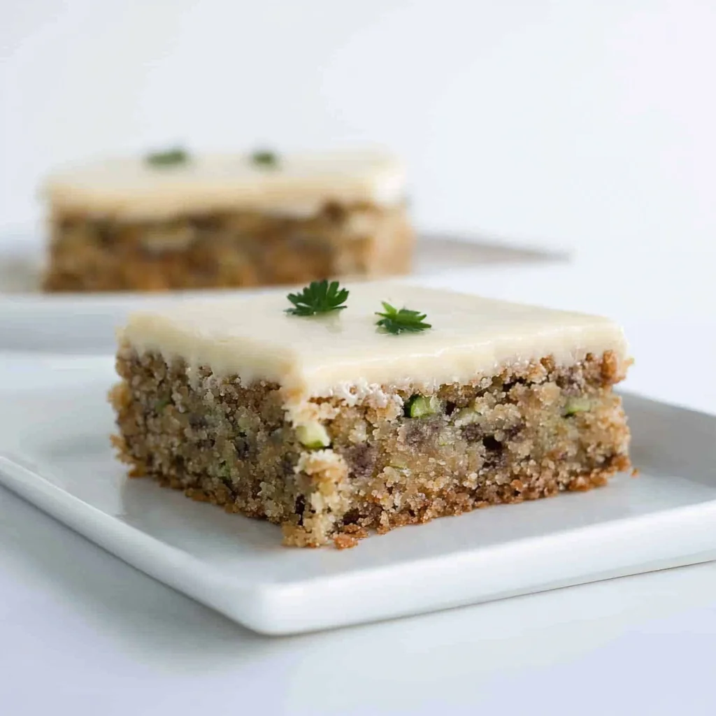 The Best Zucchini Bars