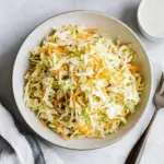 Vinegar Coleslaw Recipe (No Mayo Coleslaw)