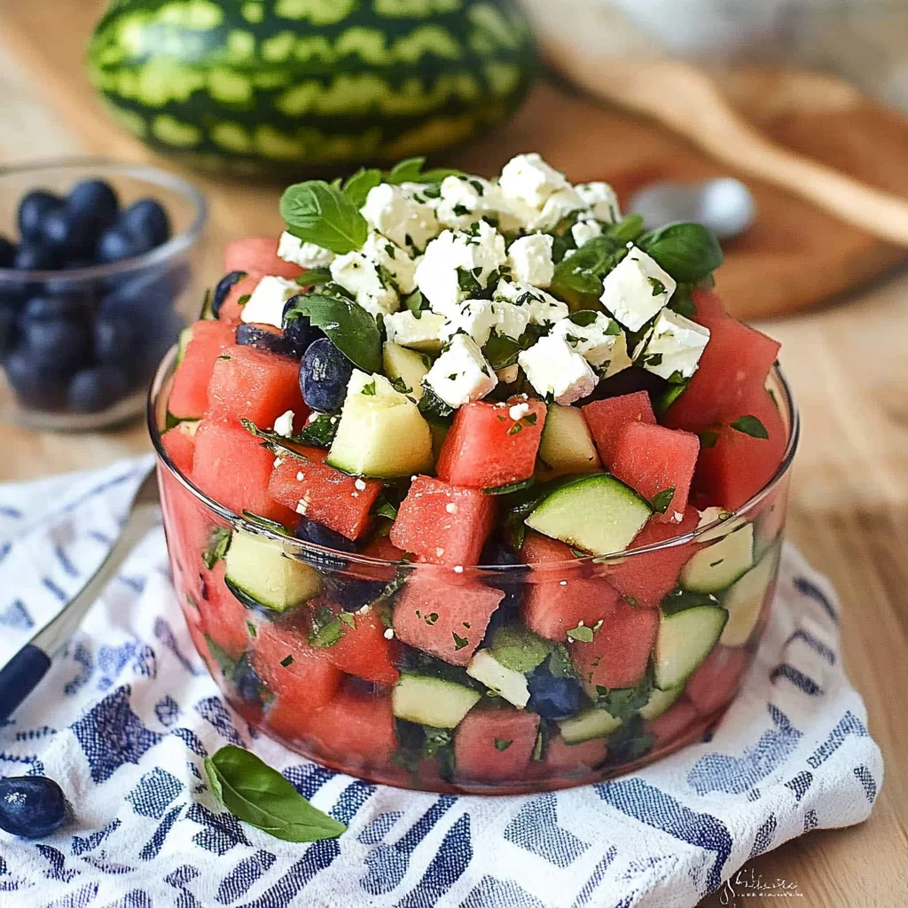 Watermelon Feta Salad Recipe