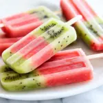 Watermelon Kiwi Popsicles