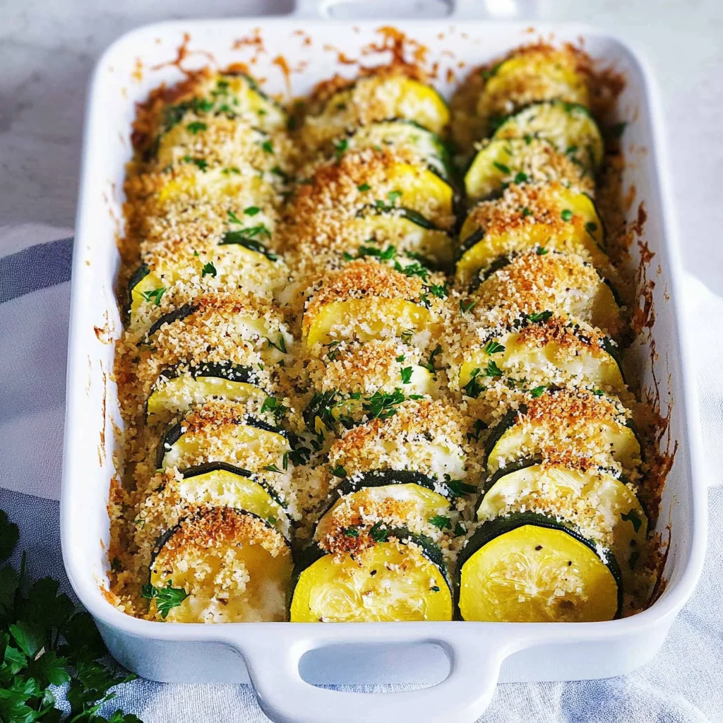 Zucchini & Squash Casserole