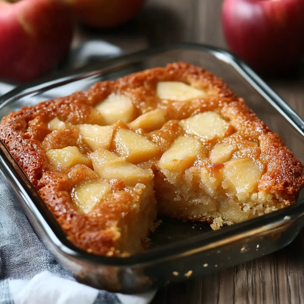 3 Ingredient Apple Cake