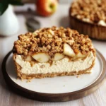 Apple Crumble Cheesecake