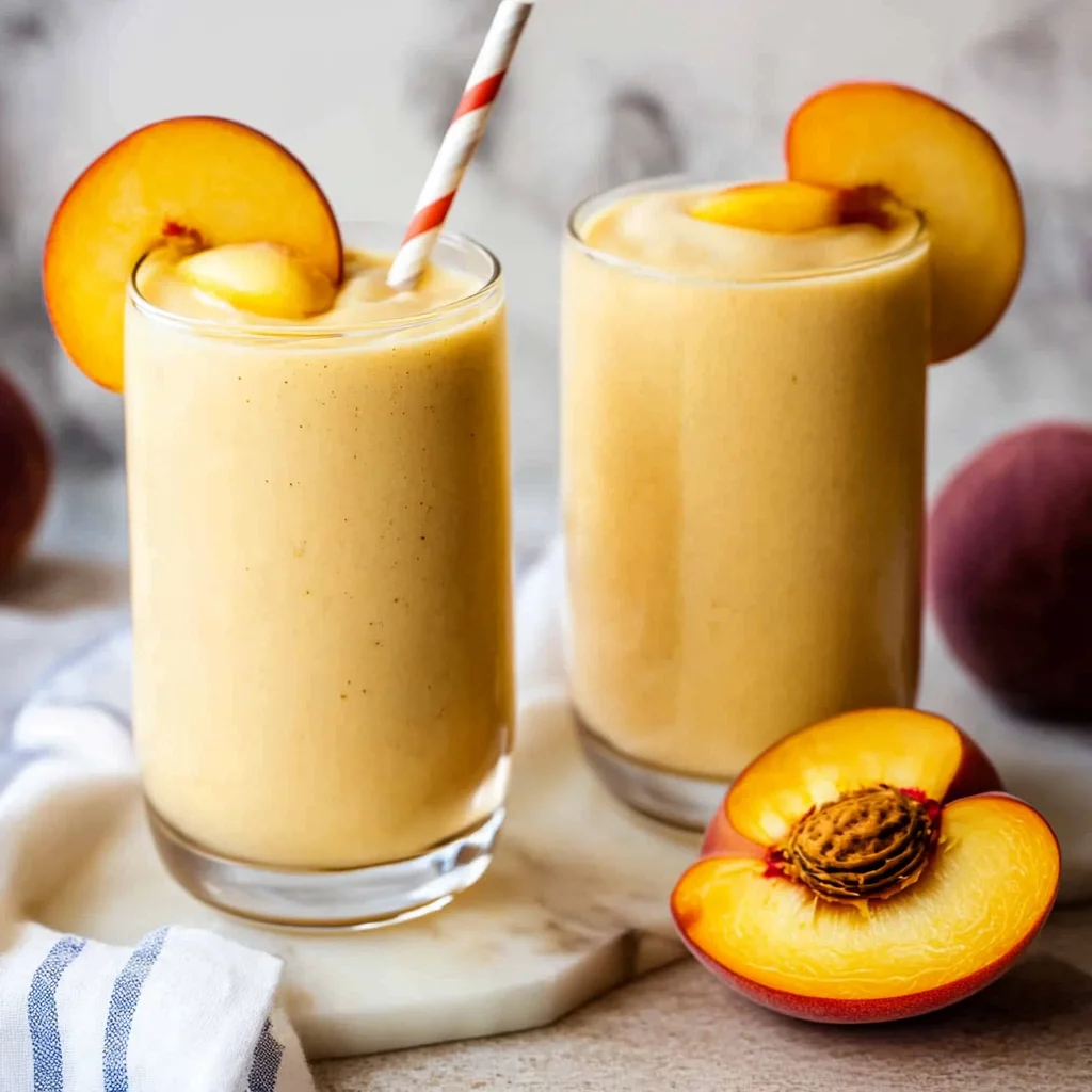 Banana Peach Smoothies