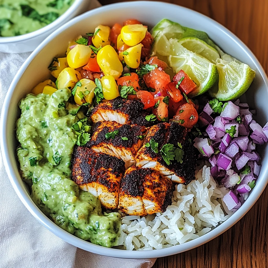 Blackened Fish Taco Bowls