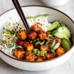 Crispy Gochujang Korean Tofu
