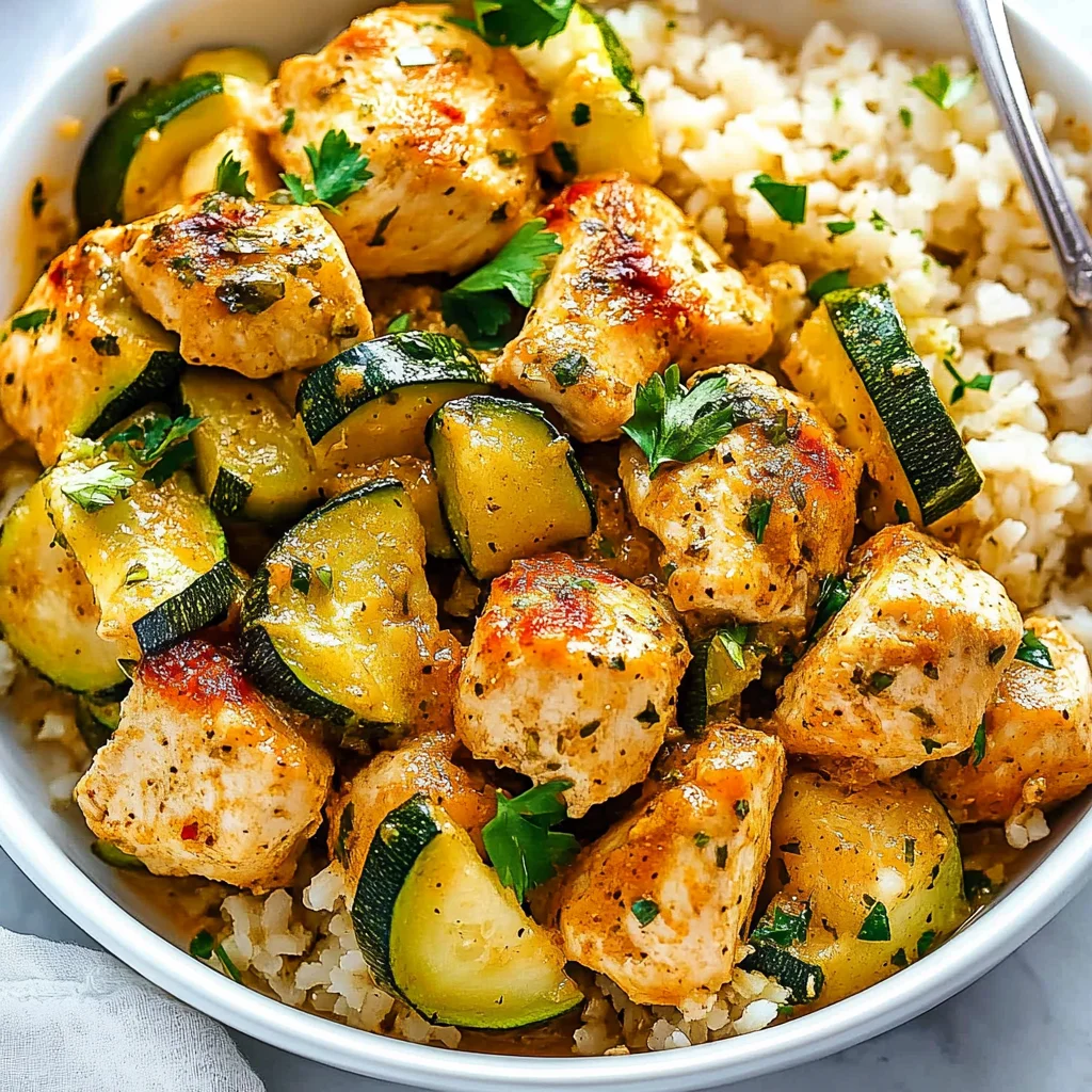 Easy Baked Chicken and Zucchini Recipe