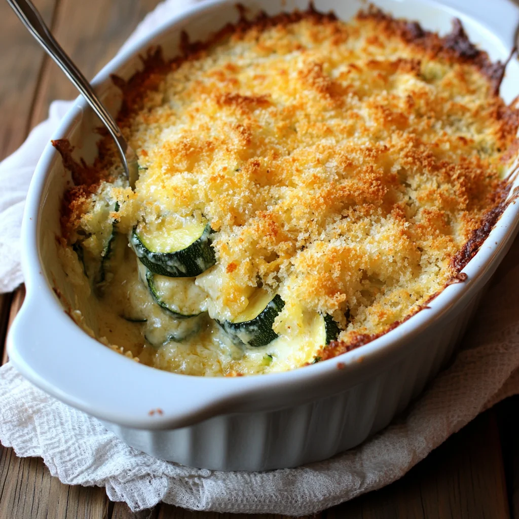 Easy Cheesy Zucchini Casserole