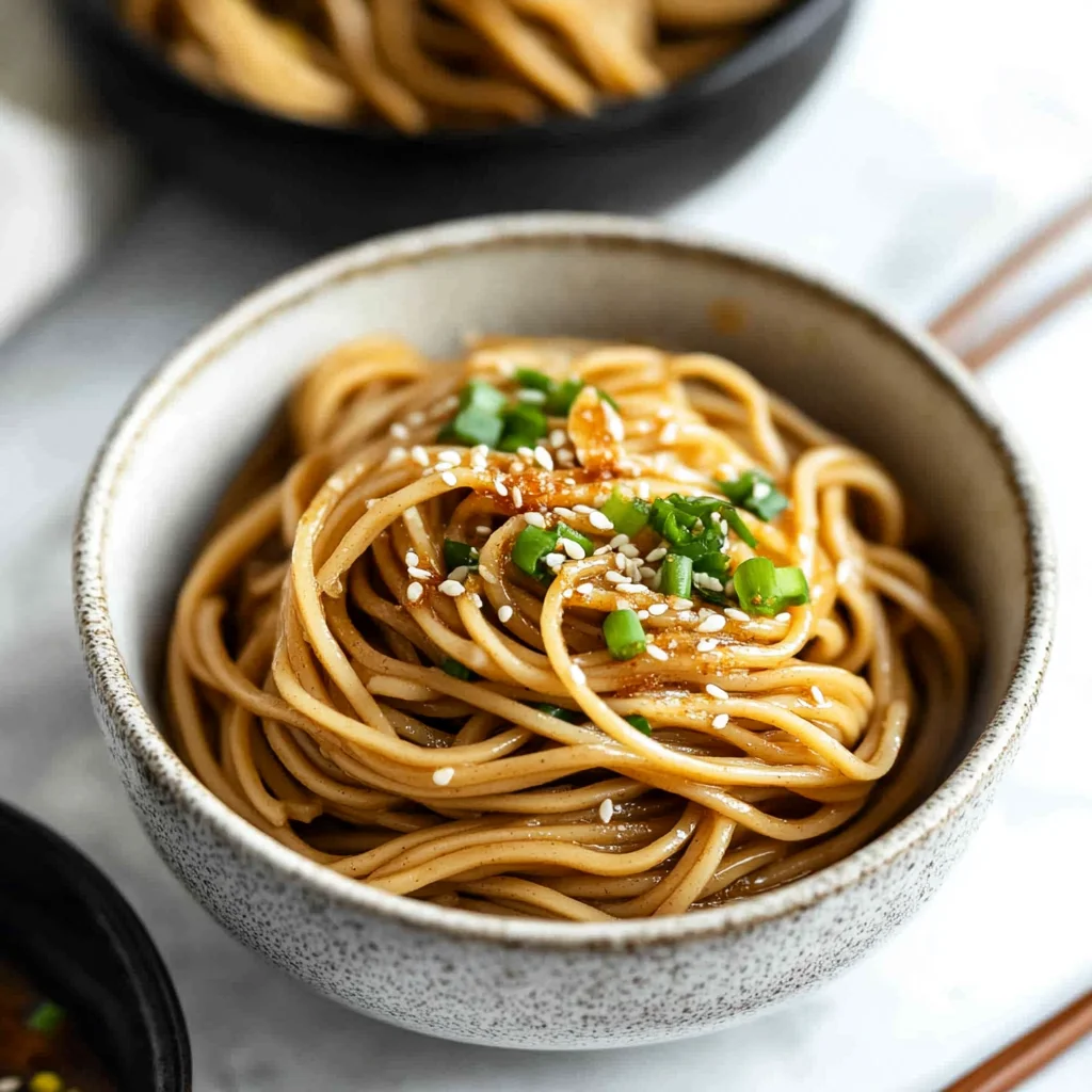 Garlic Sesame Noodles