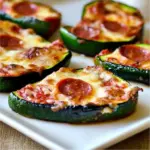 Grilled Zucchini Pizza Slices