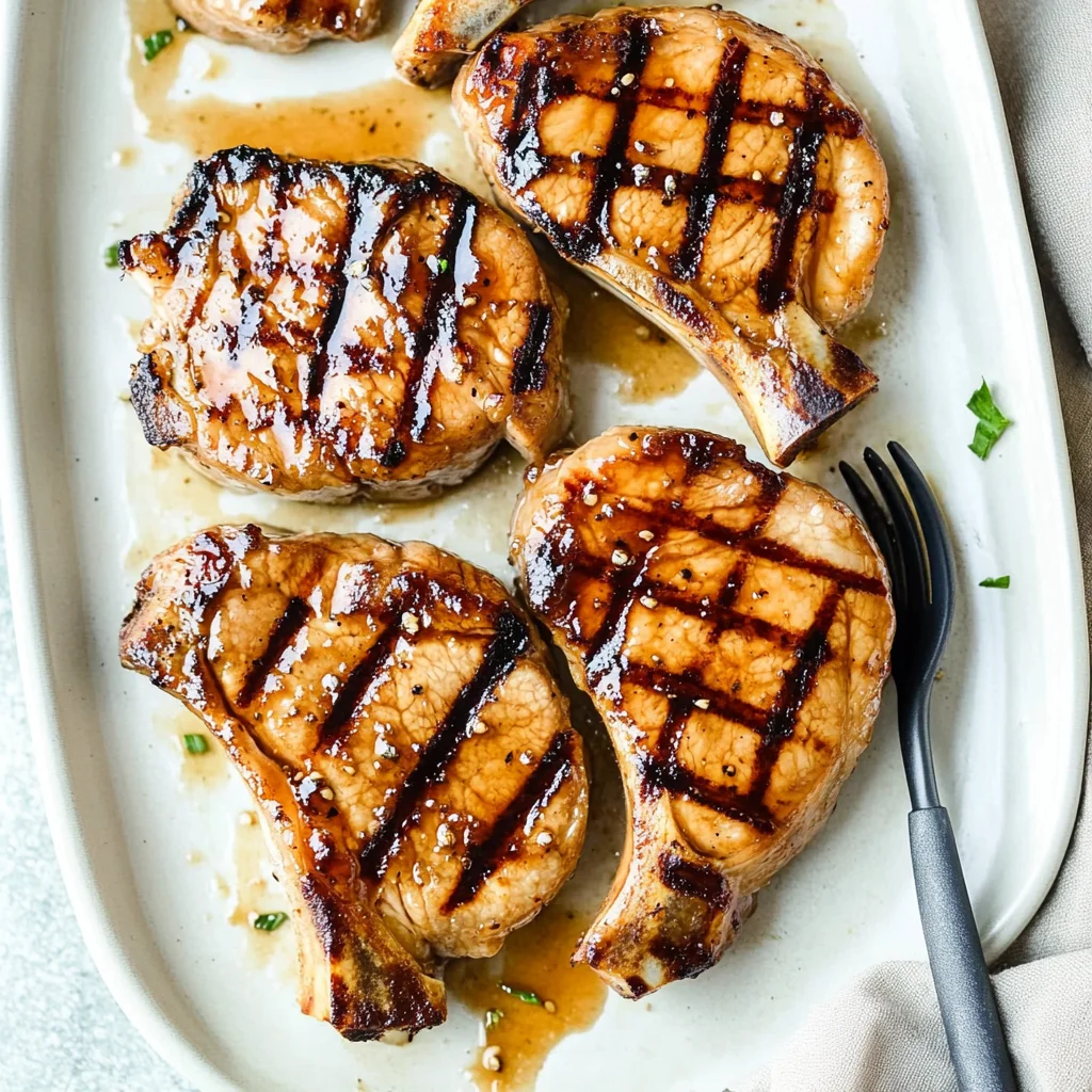 Honey Soy Grilled beef Chops