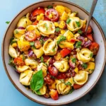 Hot Honey Tortellini Pasta Salad