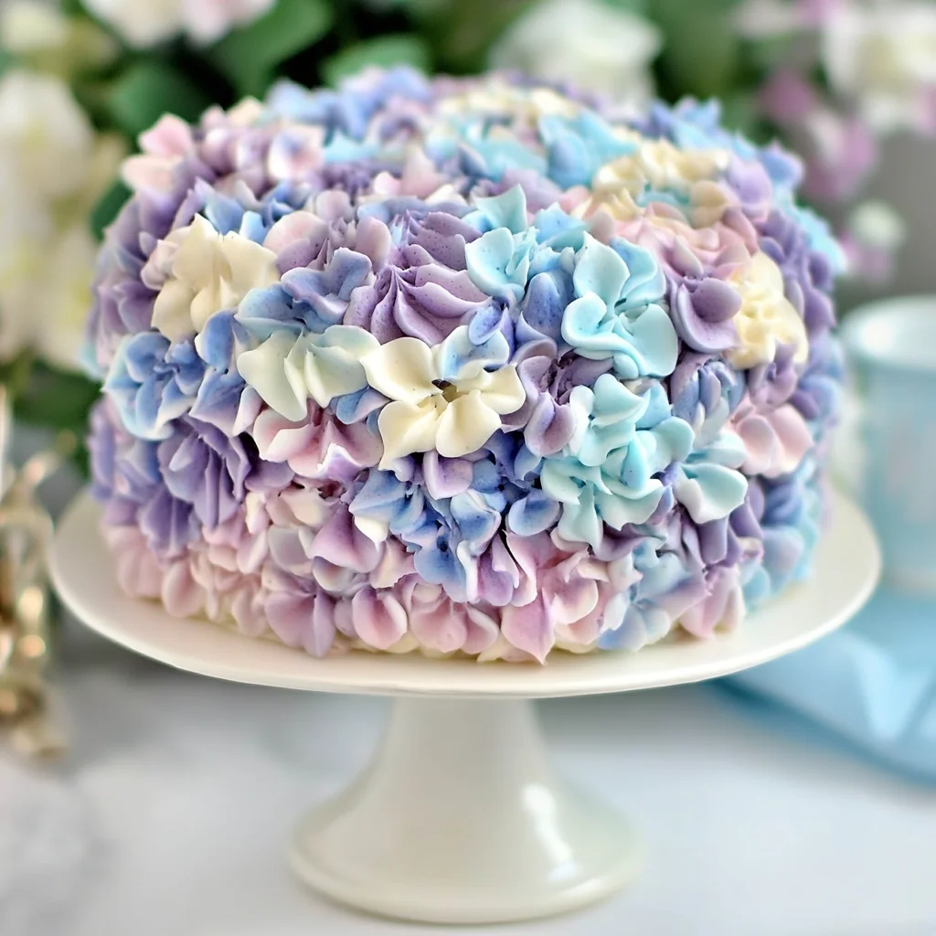 Hydrangea Cakes