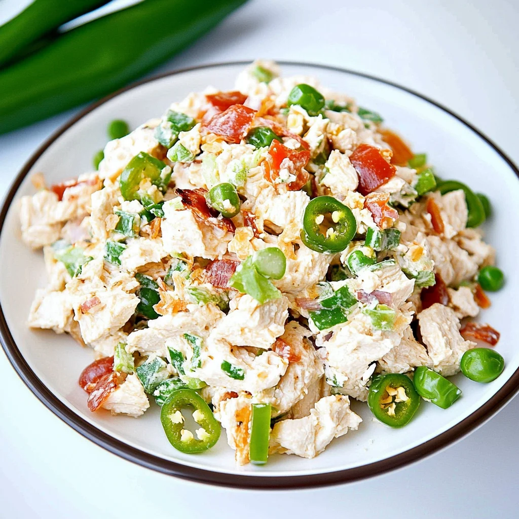 KETO JALAPENO POPPER CHICKEN SALAD
